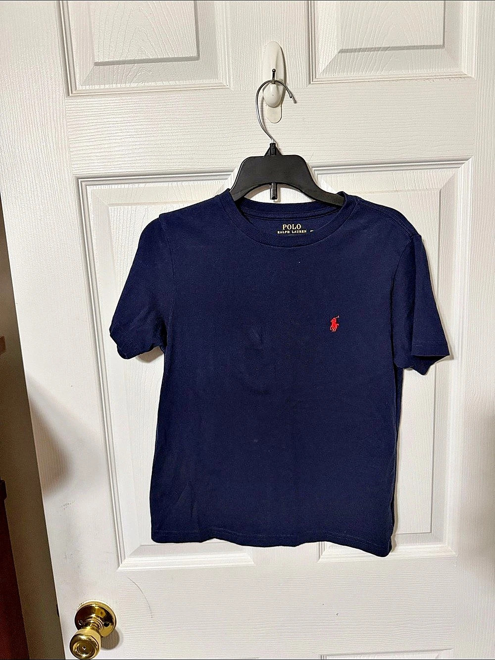 Polo Ralph Lauren Boys Cotton Jersey Crewneck Tee Boys Small Blue